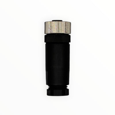 C12-i-f-5a-p conector armable m12, hembra, recto, 5 pines - SKU: IB 1019 — Automatización Industrial Chile | BDTEC