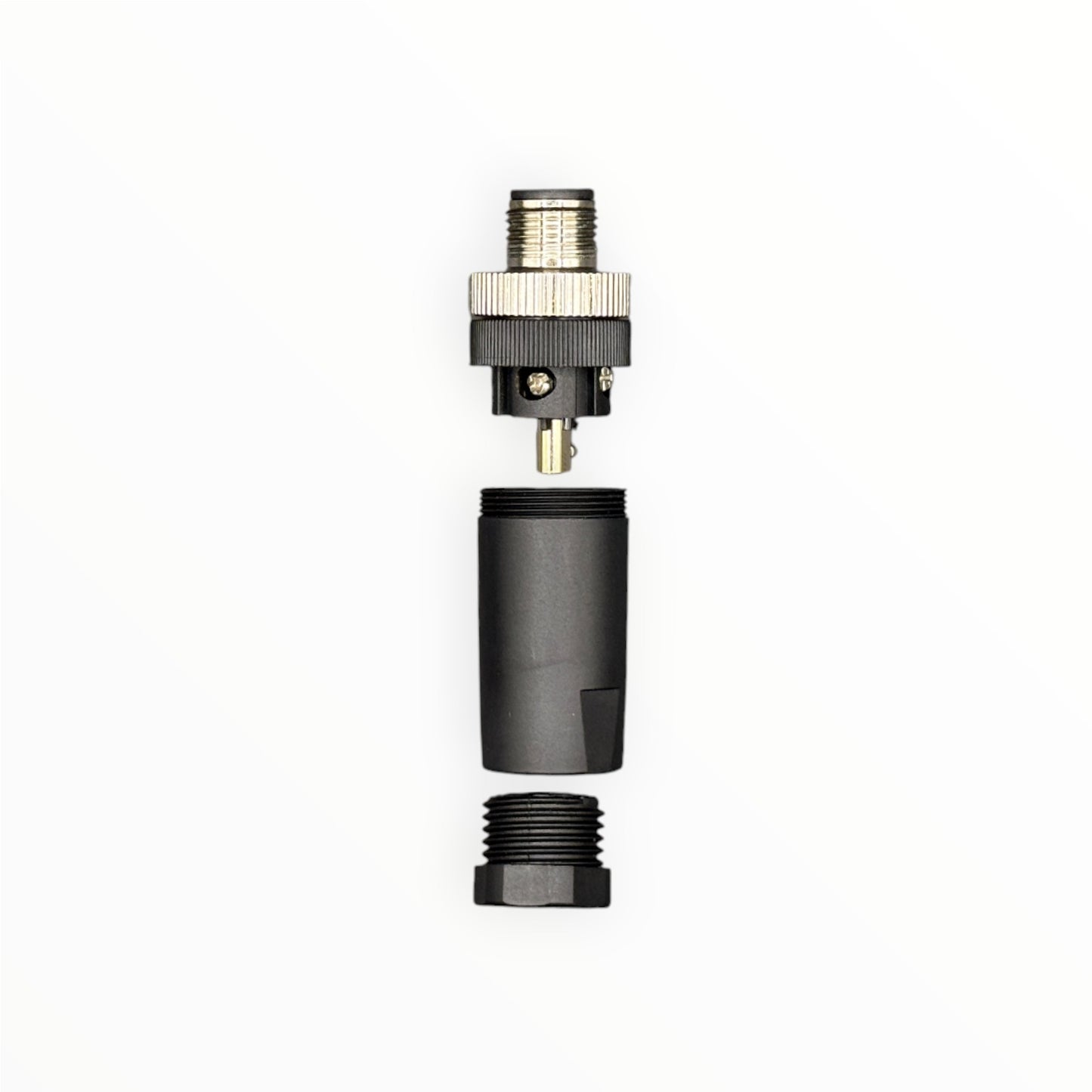 Conector armable m12, macho, recto, 5 pines [C12-I-M-5A-P] - SKU: IB 1021 — Automatización Industrial Chile | BDTEC