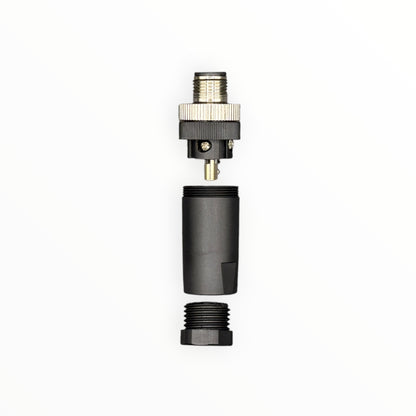 Conector armable m12, macho, recto, 5 pines [C12-I-M-5A-P] - SKU: IB 1021 — Automatización Industrial Chile | BDTEC