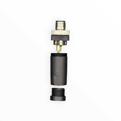 Conector armable m12, macho, recto, 8 pines [C12-I-M-8A-P] - SKU: IB 1022 — Automatización Industrial Chile | BDTEC