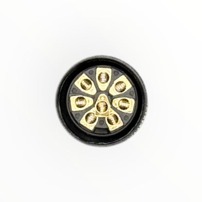 Conector armable m12, macho, recto, 8 pines [C12-I-M-8A-P] - SKU: IB 1022 — Automatización Industrial Chile | BDTEC
