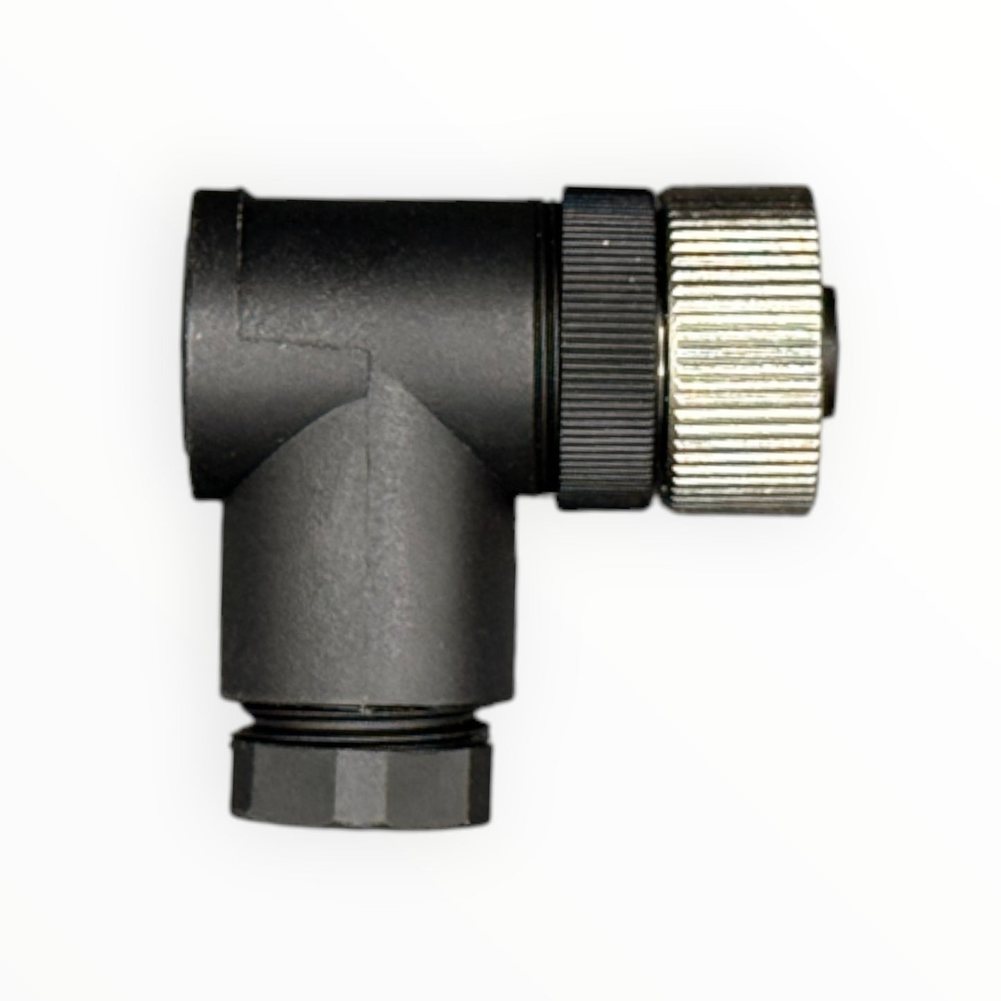 Conector armable m12, hembra, 90 grados, 4 pines [C12-L-F-4A-P] - SKU: IB 1023 — Automatización Industrial Chile | BDTEC