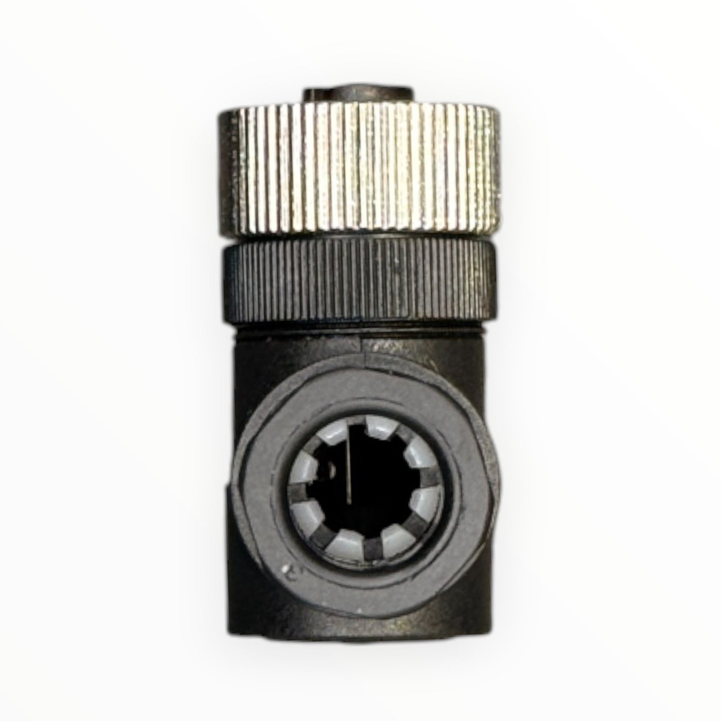 Conector armable m12, hembra, 90 grados, 5 pines [C12-L-F-5A-P] - SKU: IB 1024 — Automatización Industrial Chile | BDTEC