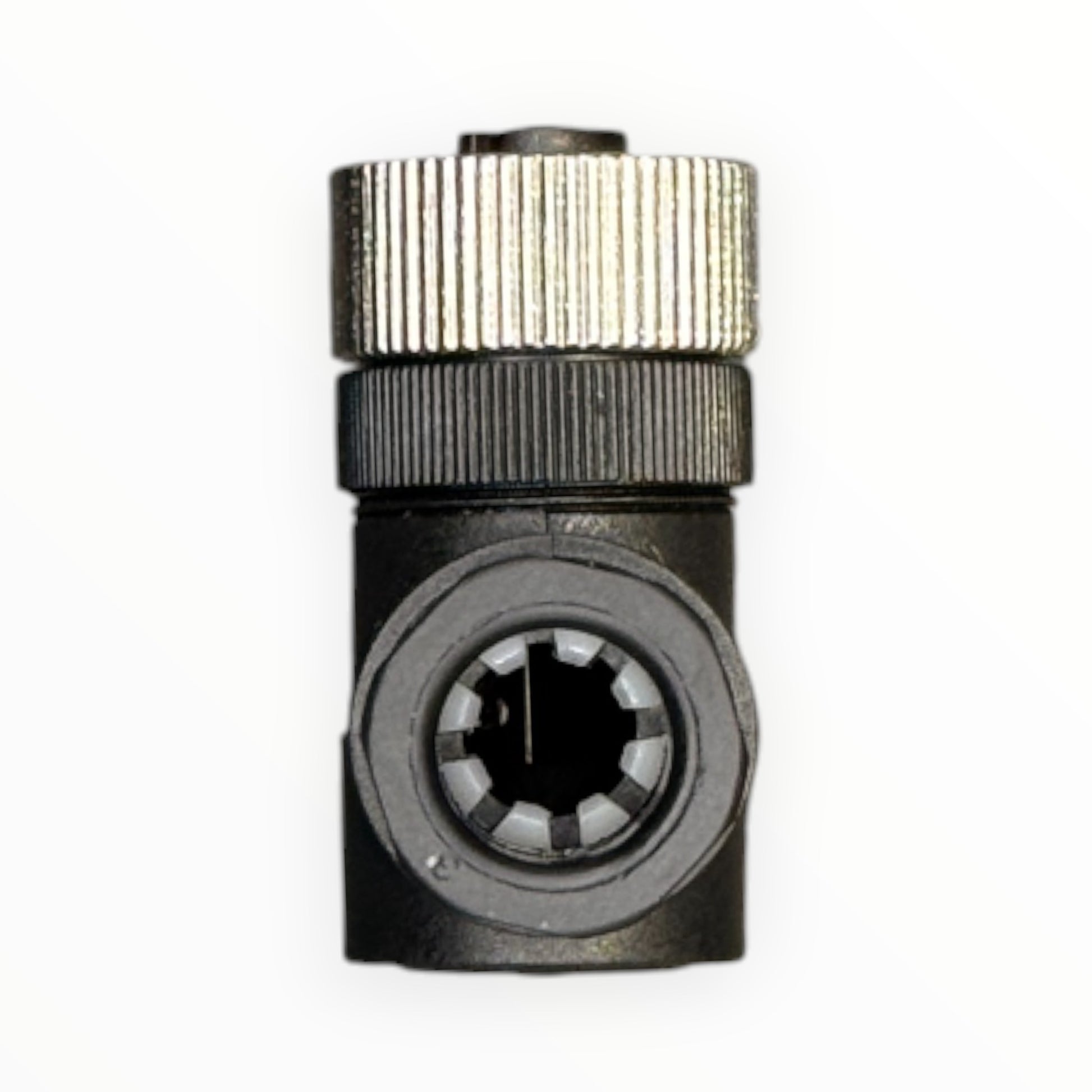 Conector armable m12, hembra, 90 grados, 5 pines [C12-L-F-5A-P] - SKU: IB 1024 — Automatización Industrial Chile | BDTEC