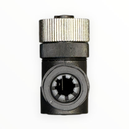Conector armable m12, hembra, 90 grados, 5 pines [C12-L-F-5A-P] - SKU: IB 1024 — Automatización Industrial Chile | BDTEC