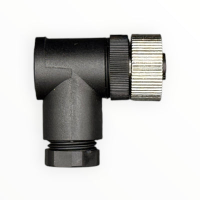 [C12-L-F-5A-P] CONECTOR ARMABLE M12, HEMBRA, 90 GRADOS, 5 PINES