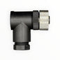 Conector armable m12, hembra, 90 grados, 5 pines [C12-L-F-5A-P] - SKU: IB 1024 — Automatización Industrial Chile | BDTEC