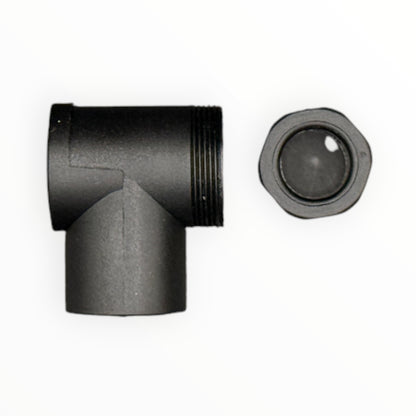 Conector armable m12, hembra, 90 grados, 8 pines [C12-L-F-8A-P] - SKU: IB 1025 — Automatización Industrial Chile | BDTEC