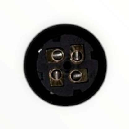 Conector armable m12, macho, 90 grados, 4 pines [C12-L-M-4A-P]