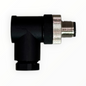 Conector armable m12, macho, 90 grados, 4 pines [C12-L-M-4A-P]