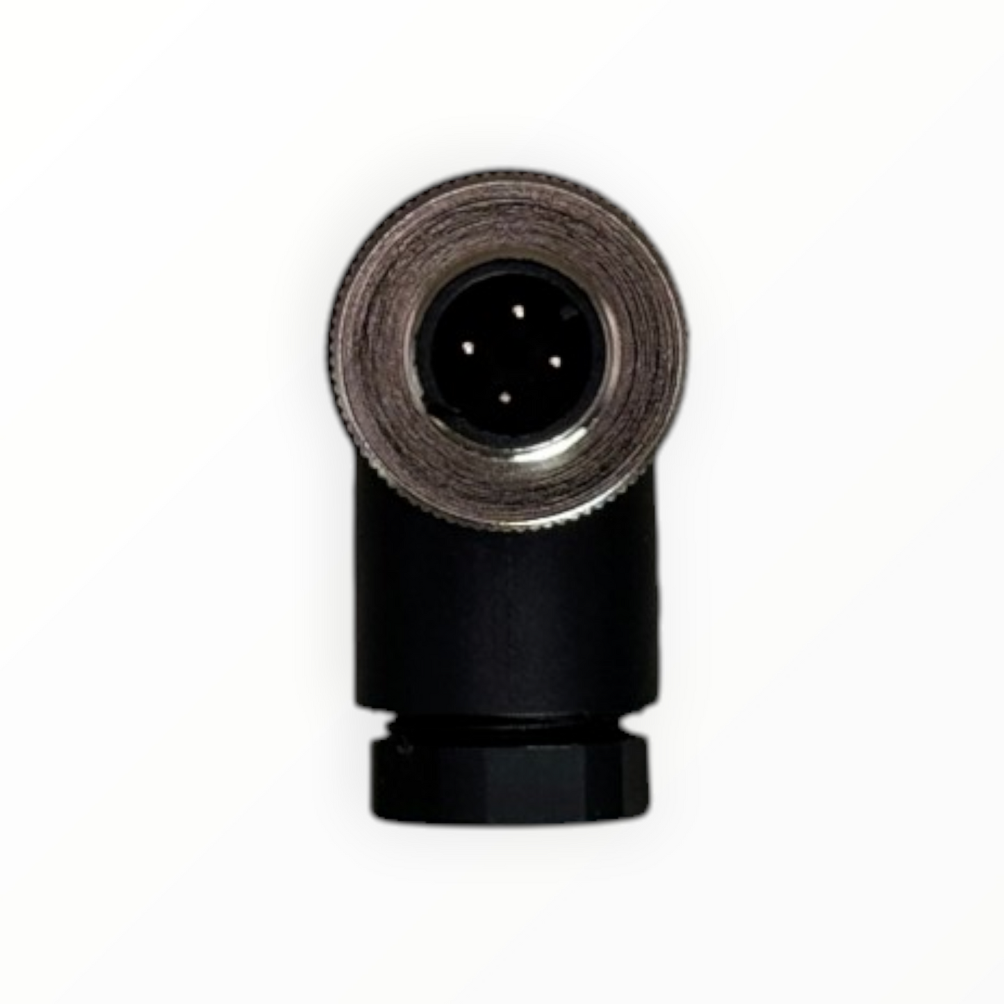 Conector armable m12, macho, 90 grados, 4 pines [C12-L-M-4A-P]
