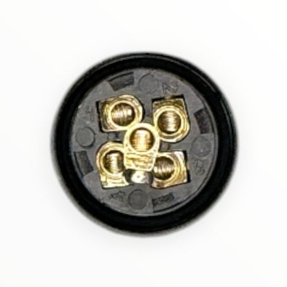 Conector armable m12, macho, 90 grados, 5 pines [C12-L-M-5A-P]