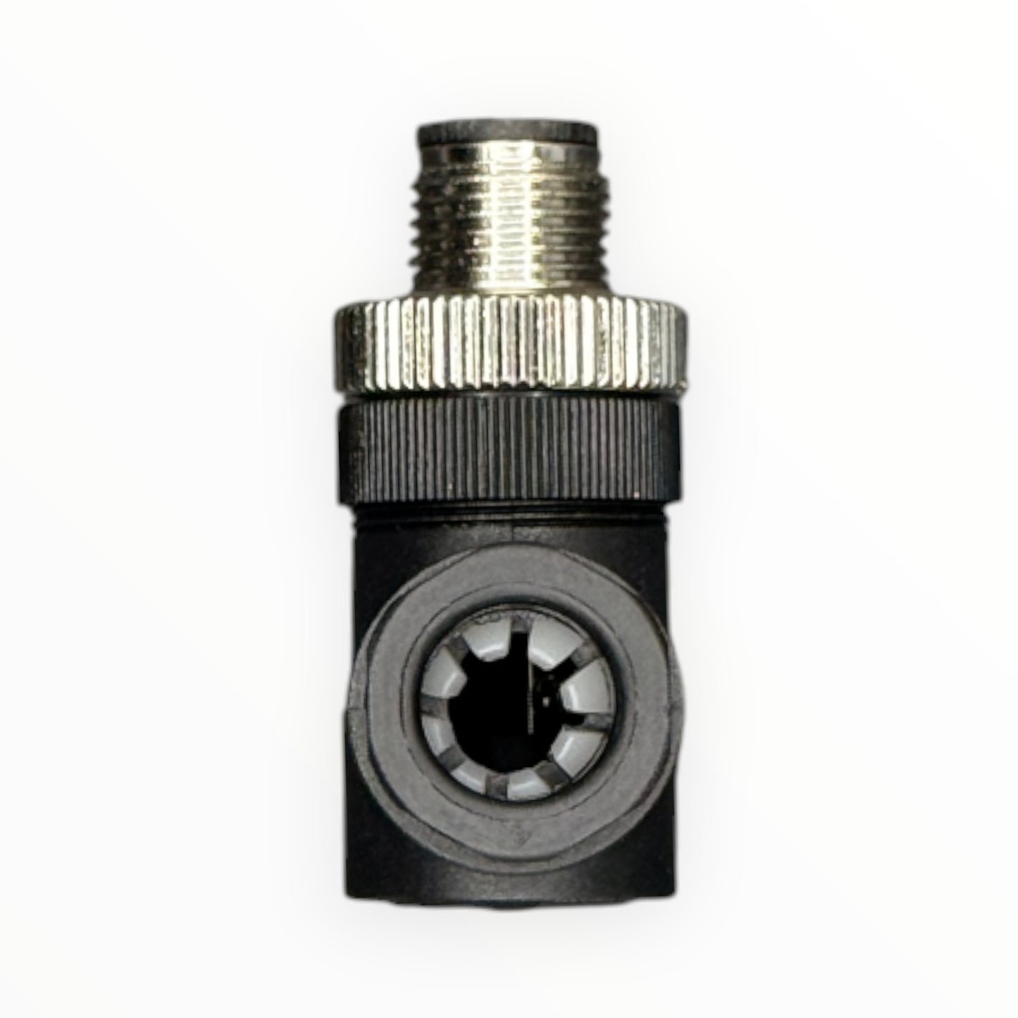 Conector armable m12, macho, 90 grados, 5 pines [C12-L-M-5A-P]
