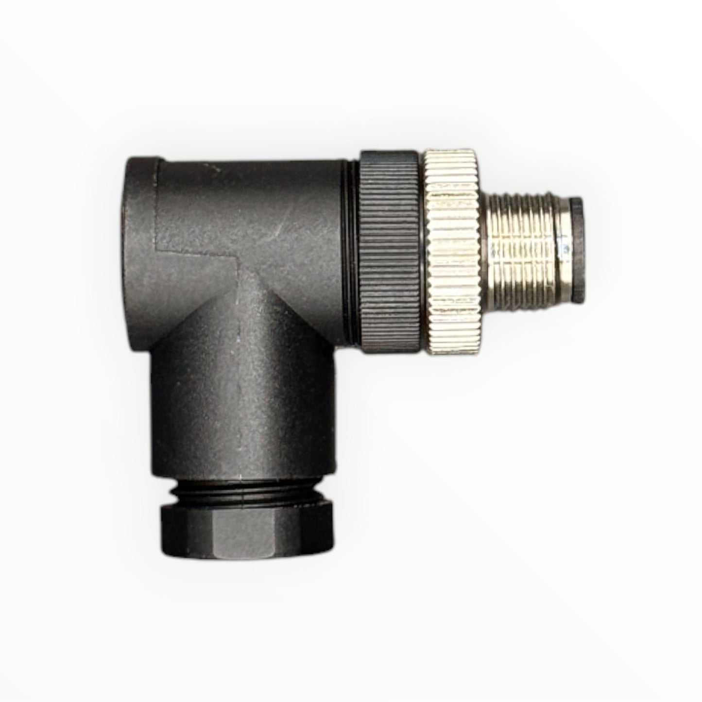Conector armable m12, macho, 90 grados, 5 pines [C12-L-M-5A-P]