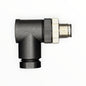 Conector armable m12, macho, 90 grados, 5 pines [C12-L-M-5A-P]