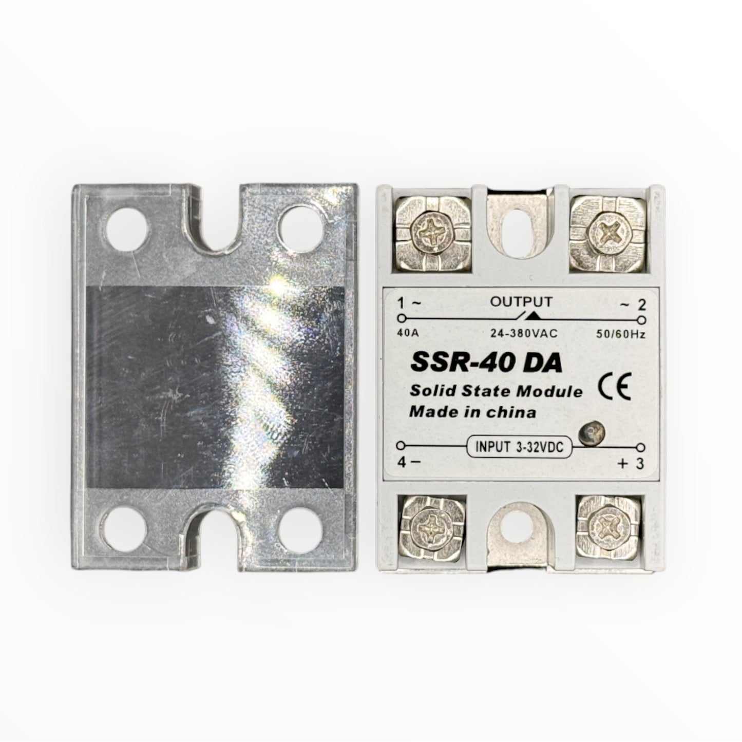 Rele de estado solido monofasico, ac40a, entrada dc3~32v, voltaje de control ac 24~660v [SSR-40A] - SKU: IB 1101 — Automatización Industrial Chile | BDTEC