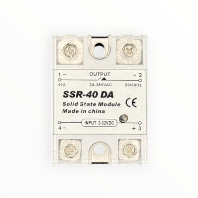 [SSR-40A] RELE DE ESTADO SOLIDO MONOFASICO, AC40A, ENTRADA DC3~32V, VOLTAJE DE CONTROL AC 24~660V