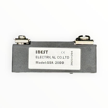Rele de estado solido monofasico, ac20a, entrada dc3~32v, voltaje de control dc 24-480v [SSR-20DD] - SKU: IB 1104 — Automatización Industrial Chile | BDTEC