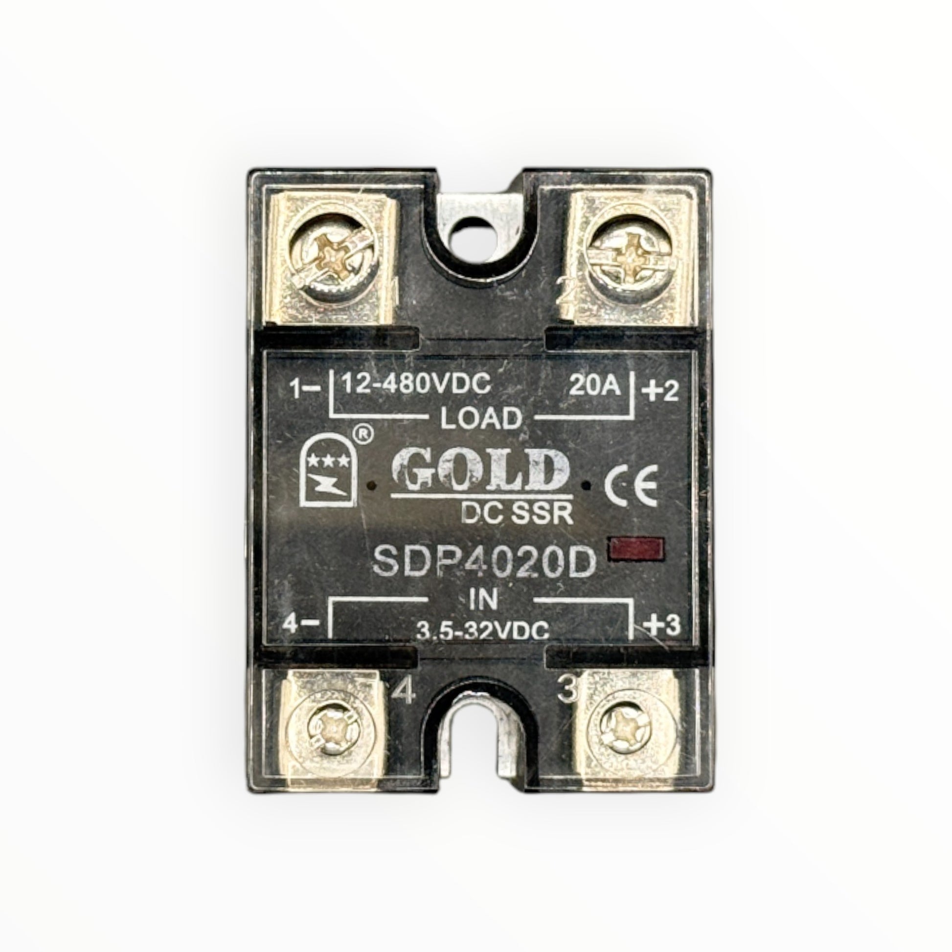 Rele de estado solido monofasico, ac20a, entrada dc3~32v, voltaje de control dc 24-480v [SSR-20DD] - SKU: IB 1104 — Automatización Industrial Chile | BDTEC
