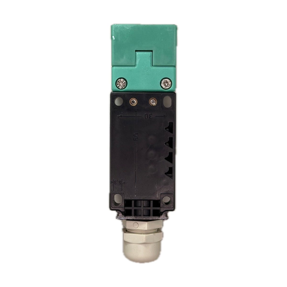 Sensor inductivo cuadrado, serie S40, 2 cables NO, blindado 25 mm, 90-250 VAC, sin cable IBEST - vista 2