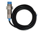 Sensor de proximidad capacitivo, M18 NPN, NO+NC, no enrasado ajustable de 8 mm, 10-30 VDC, conector M12