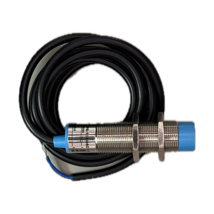 Sensor de proximidad capacitivo, M18 AC 2 hilos NO, no empotrado ajustable de 8 mm, 90-250 VAC, conector M12 IBEST