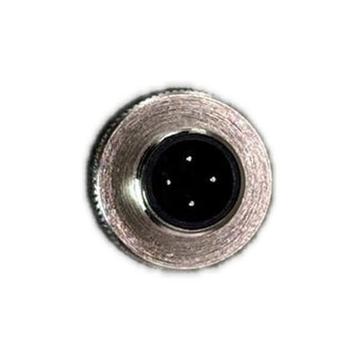 Conector macho M12 de 4 pines, código b