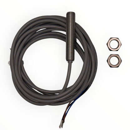 Sensor inductivo M8 PNP NO rasante sn 1.5mm cable 2m Lanbao LR08BF15DPO - vista 2