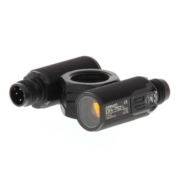 Sensor barrera m18, infrarroja, sn 15m, 24v, cuerpo plastico, pnp, conector m12. [E3FA-TP22]