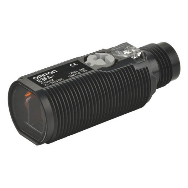 Sensor difuso, m18, sn 1m, 24v, cuerpo plastico, npn, connector m12. [E3FA-DN23]