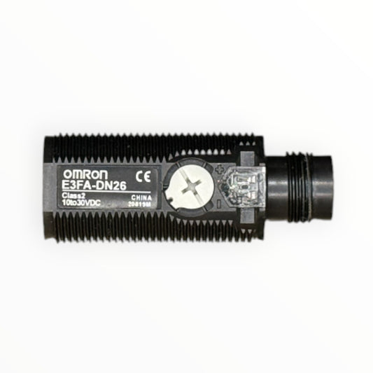 Sensor difuso, m18, infrarroja, sn 1m, 24v, cuerpo plastico, npn, conector m12. [E3FA-DN26] - SKU: OM 1012 — Automatización Industrial Chile | BDTEC