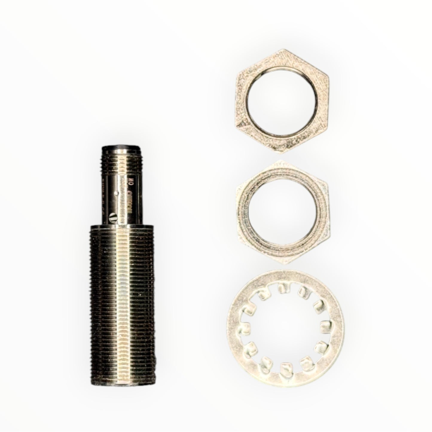Sensor inductivo, m18, rasante, sn 8mm, 24v, cuerpo laton niquelado, npn, no, conector m12. [E2B-M18KS08-M1-C1]