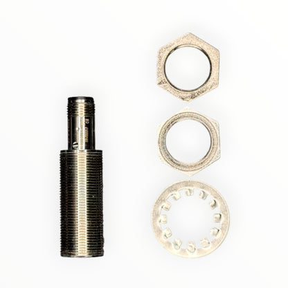 Sensor inductivo, m18, rasante, sn 8mm, 24v, cuerpo laton niquelado, npn, no, conector m12. [E2B-M18KS08-M1-C1]