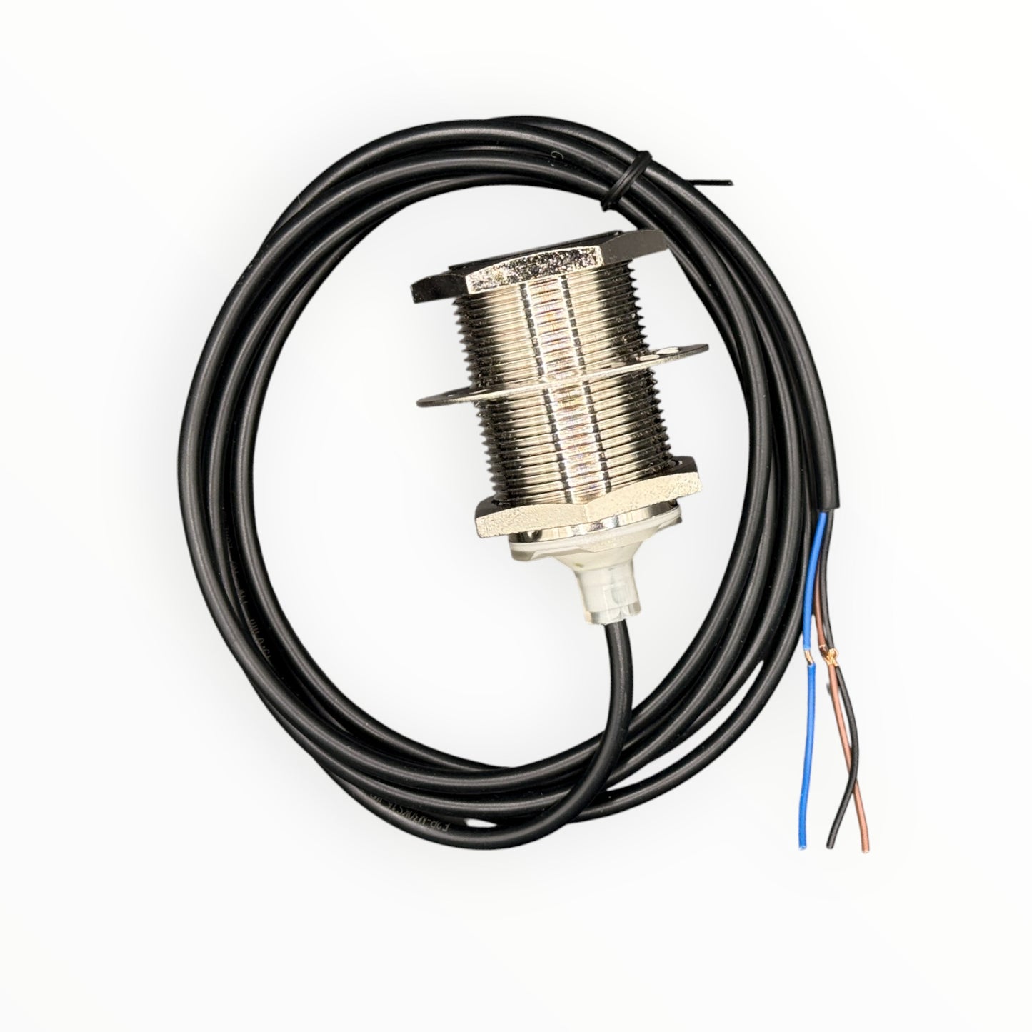 Sensor inductivo, m30, rasante, sn 15mm, 24v, cuerpo laton niquelado, pnp, no, cable 2m. [E2B-M30KS15-WP-B1 2M] - SKU: OM 1110 — Automatización Industrial Chile | BDTEC