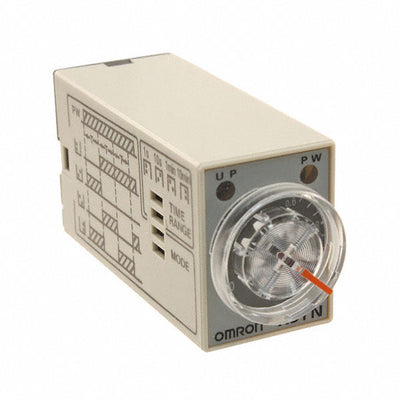 [TIMER H3YN-2 24AC] TIMER 28 X 21.5 X 56.6 MILIMETROS, 24VAC, DPDT, 8 PINES,1SEC-10MIN