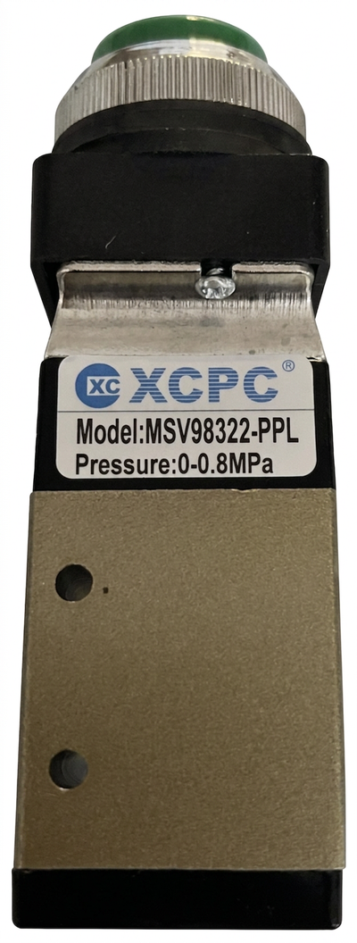 Valvula neumatica 5/2 conex 1/4" tipo boton saliente [MSV86522PPL] - SKU: XC 1112 — Automatización Industrial Chile | BDTEC