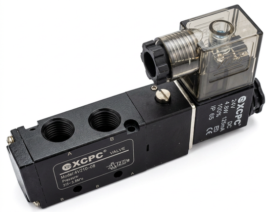 Electrovalvula 5/2 conex 1/8" [4V210-06] - SKU: XC 1102 — Automatización Industrial Chile | BDTEC