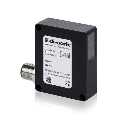 Sensor de contraste 50x40x15mm, no/nc,ns 33mm,para conector m12/4p [OKTTI 55 M 30 FG3LK-IBS] - SKU: DS 1300 — Automatización Industrial Chile | BDTEC