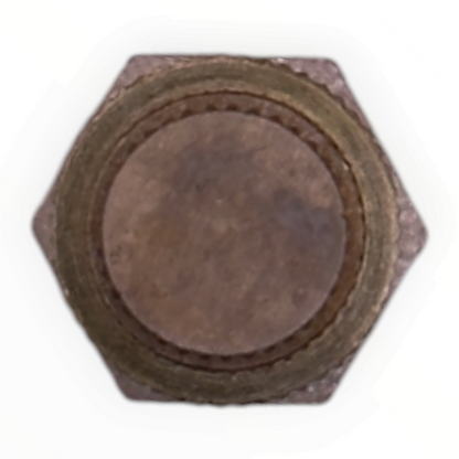 Silenciador neumático de bronce 1/2" NPT regulable Genérico - vista 2