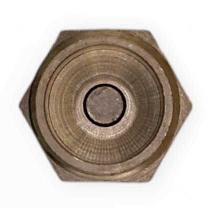 Silenciador neumático de bronce 1/2" NPT regulable Genérico - vista 3