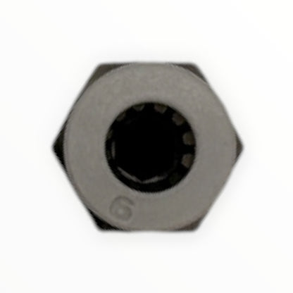 Conector recto 1/8 x 6mm [XPC-06-N1]