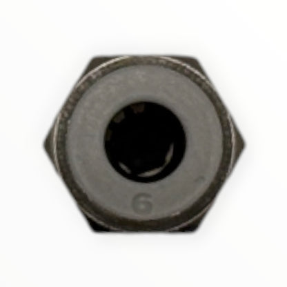 Conector recto 1/4 x 6mm [XPC-06-N2]
