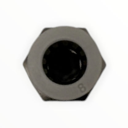 Conector recto 1/4 x 8mm [XPC-08-N2]