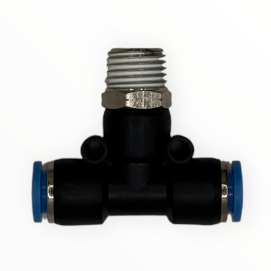 Tee central 1/4 x 8mm [XPB-08-N2] - SKU: XC 1024 — Automatización Industrial Chile | BDTEC