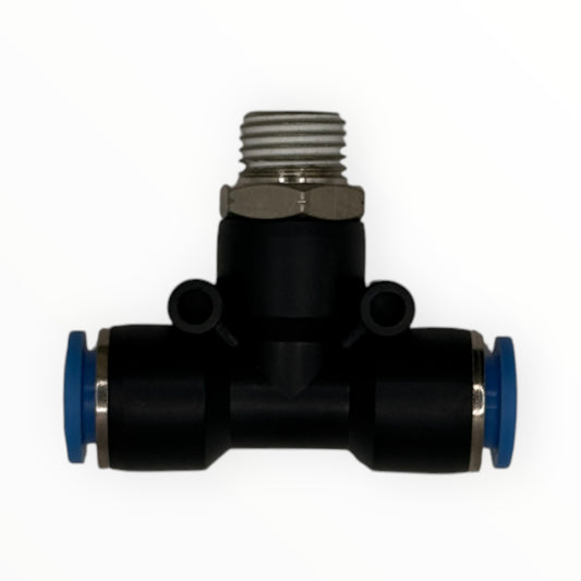 Tee central 1/4 x 10mm [XPB-10-N2] - SKU: XC 1025 — Automatización Industrial Chile | BDTEC