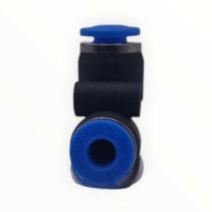 Unión codo tubo a tubo 4mm [XPV-04]