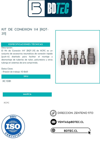 Kit de conexion 1/4 [RQT-311]
