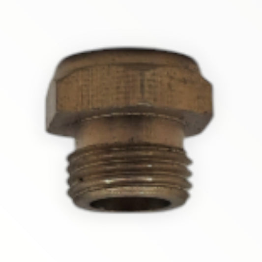 Silenciador de bronce plano 1/4 - SKU: XC 1082 — Automatización Industrial Chile | BDTEC