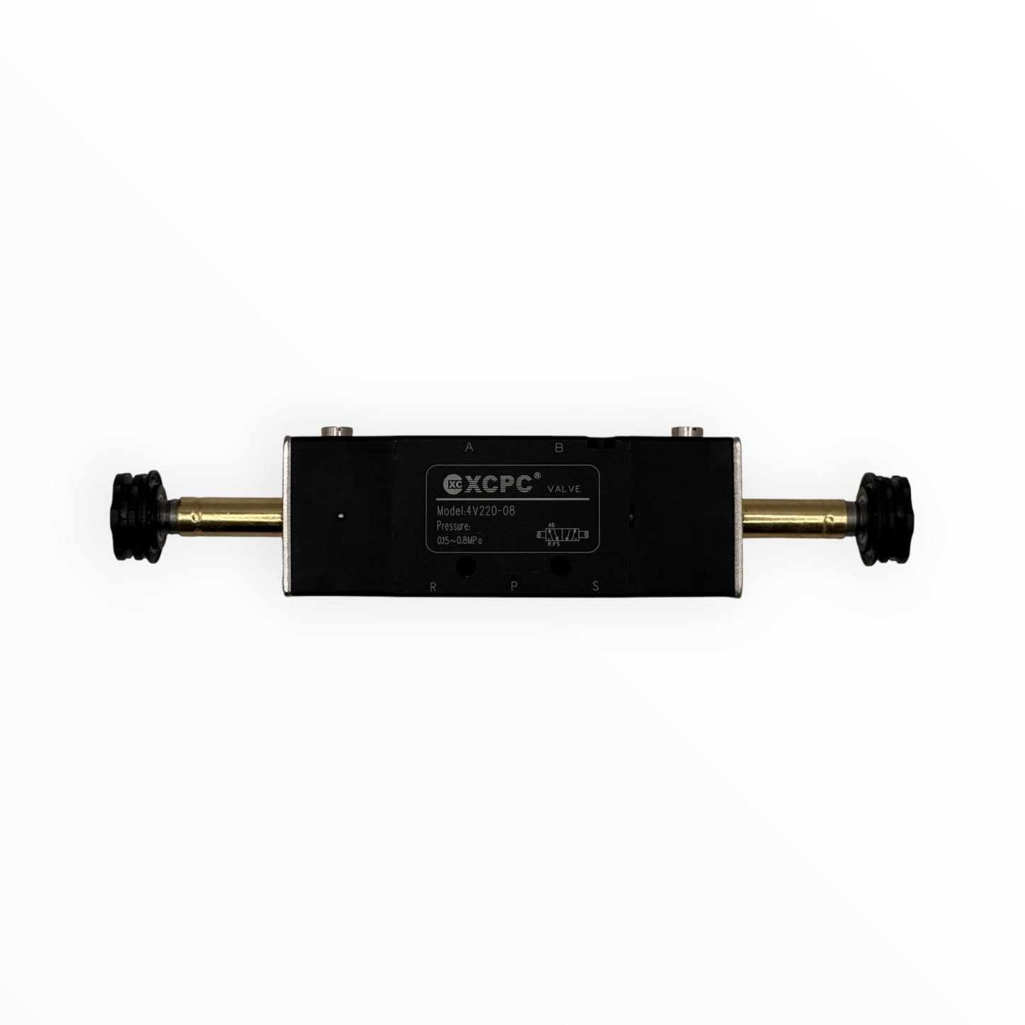 Electrovalvula doble solenoide 5/2 conex 1/4" [4V220-08]