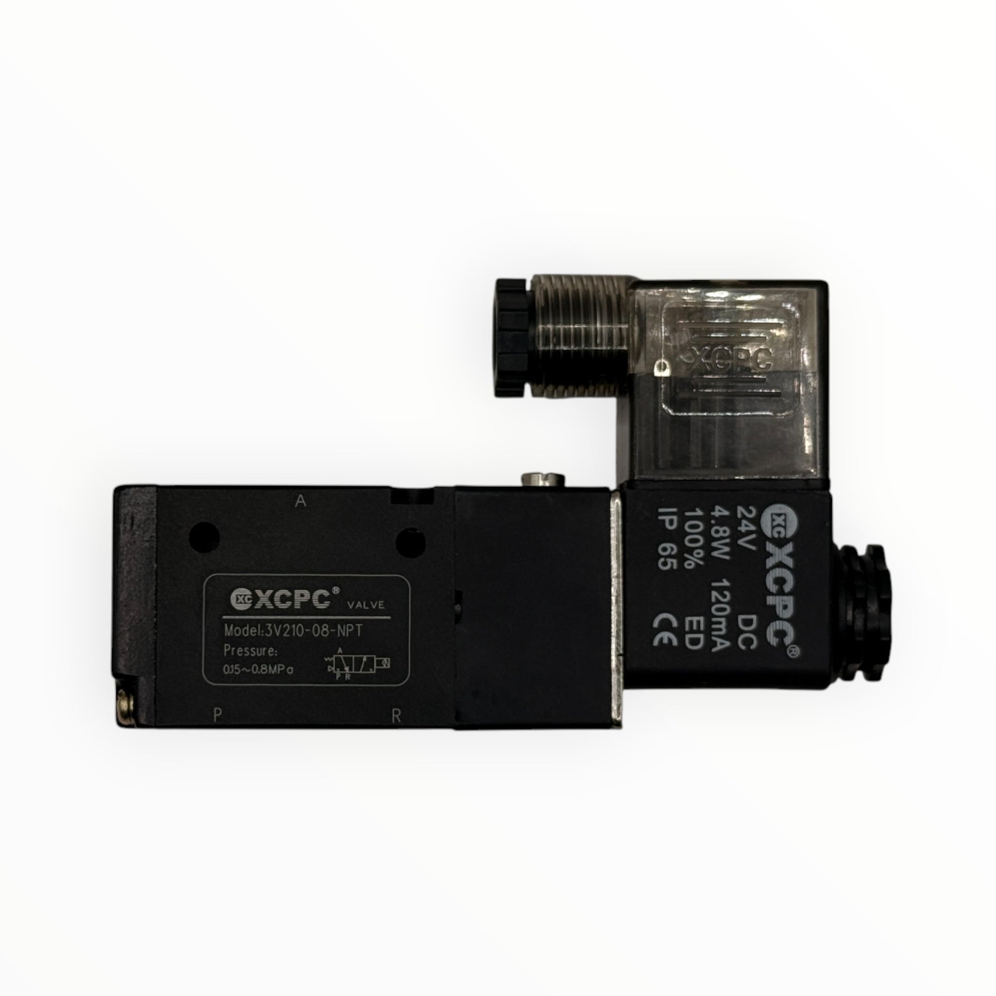 Electrovalvula 3/2 conex 1/4" [3V210-08] - SKU: XC 1104 — Automatización Industrial Chile | BDTEC